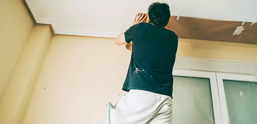Ceiling Water Damage Repair in Louisburg