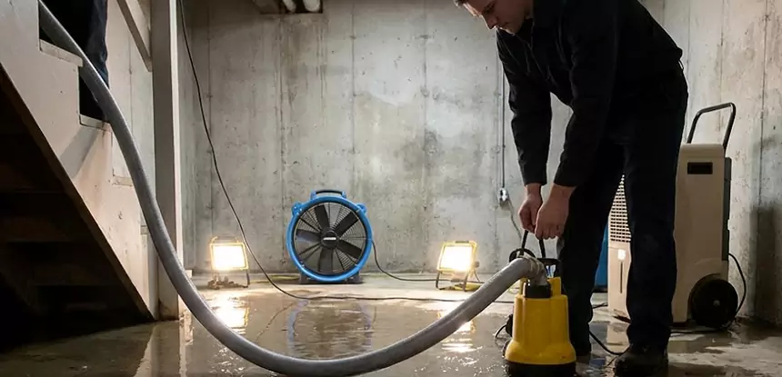 Commercial Water Damage Repair in Louisburg